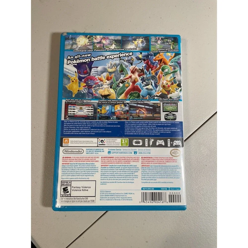 Pokken‎ Tournament [Nintendo Wii U] Came Only No Card TESTED